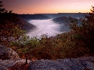 foggy morn, red river gorge, daniel boone national forest, kentucky