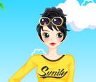 Yellow Casual Dress Up 2