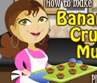 Make banana crumb muffins