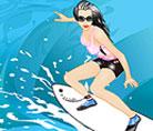 Cool Surfing Girl Dress Up