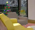 3D Christmas Living Room
