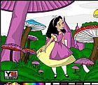 Alice In Wonderland Coloring 