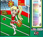 Pom Pom Cheerleader Coloring