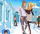 Winter Couple Dating 