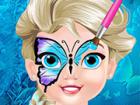 Baby Elsa Butterfly Face Art
