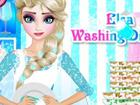 Elsa Washing Dishes