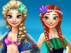 Elsa And Anna Summer Vacation