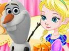Baby Elsa Candy Fun